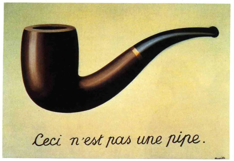 Magritte Pas une pipe