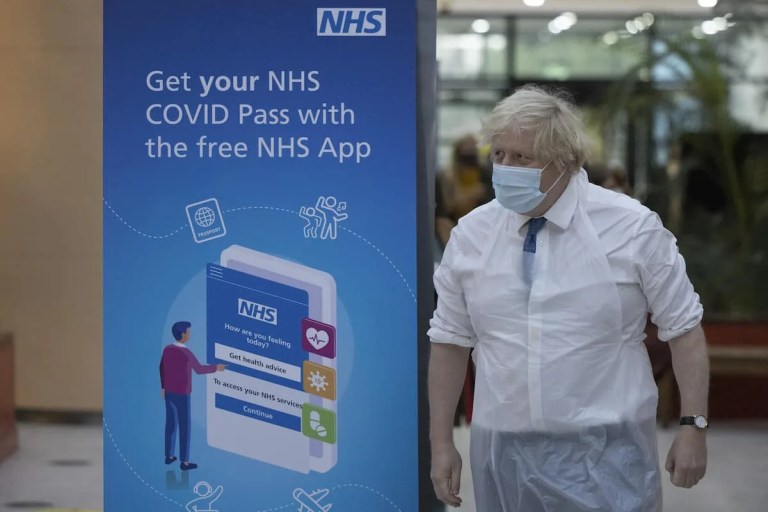 BoJo NHS Pass