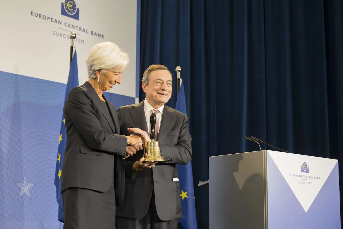 Draghi Lagarde handover 2019
