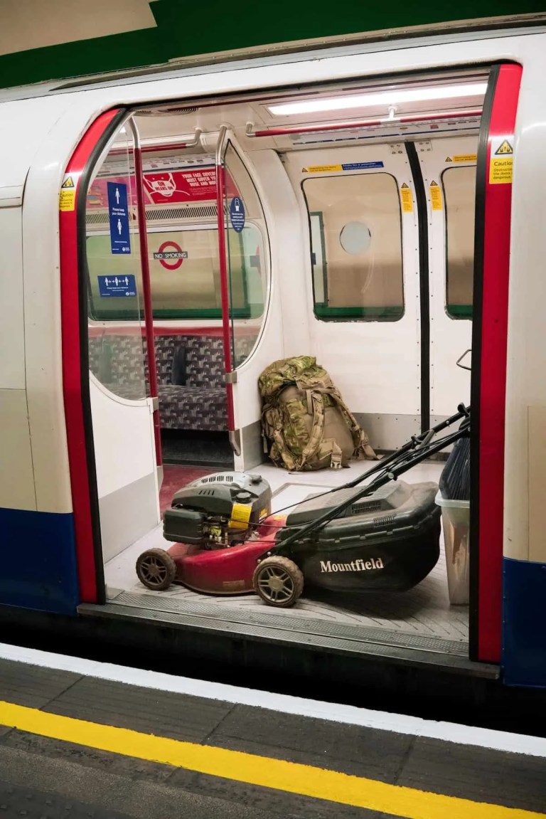 lawnmower underground