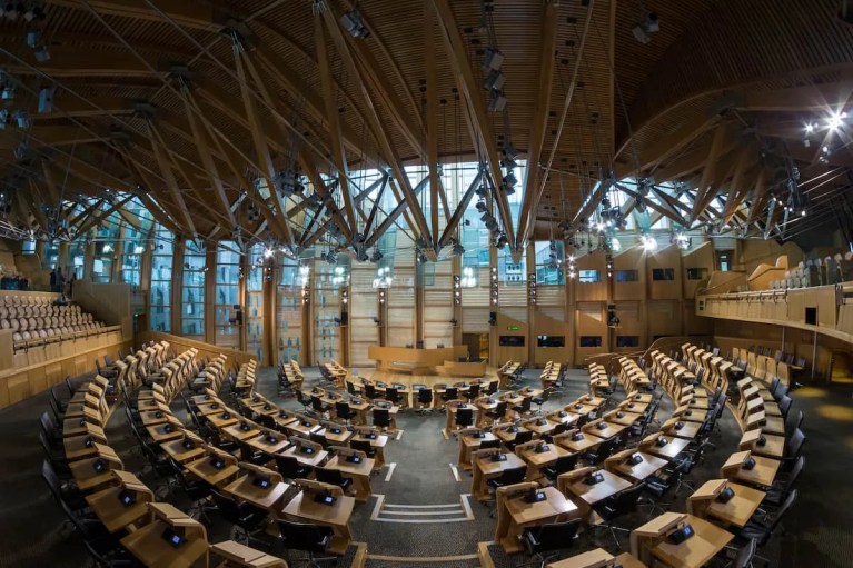 Scottish Parliament Debating Chamber