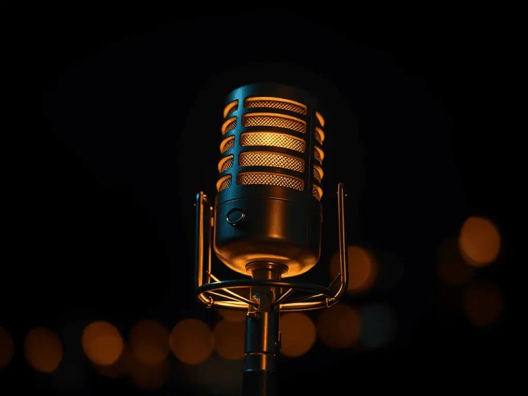 Podcast Mic Lampada
